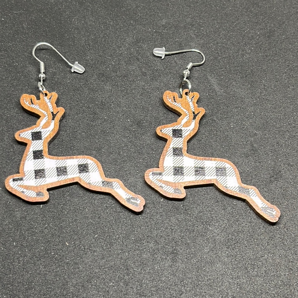 Earrings Christmas‎ reindeer